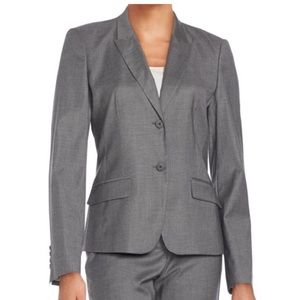 Hugo Boss Jadena Double Button Blazer in Grey, Size 6